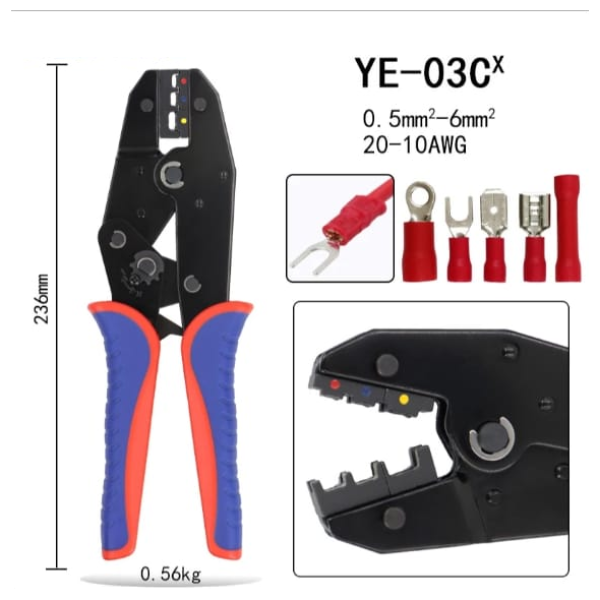 F2-A03CX PINZA A CRIMPARE - immagine 2